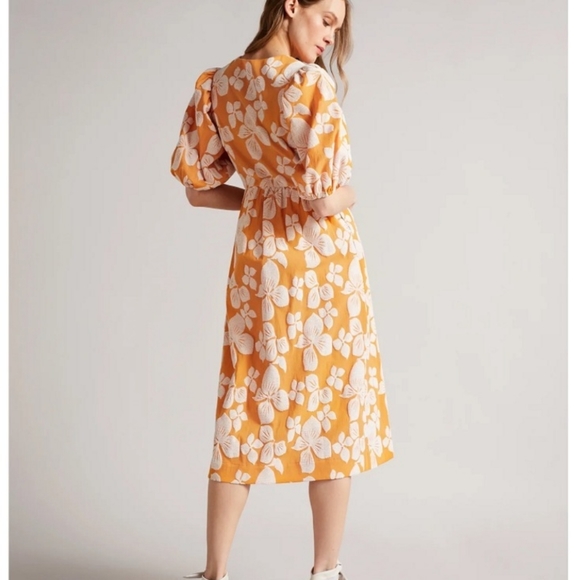 Ted Baker London Cinthy Floral Jacquard A-Line Dress - Picture 3 of 12